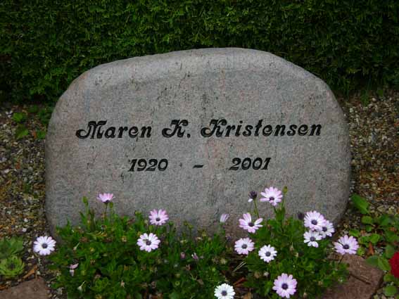 Billede af gravsten på Holstebro Nordre Kirkegård