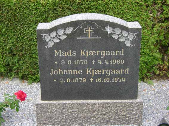 Billede af gravsten på Holstebro Nordre Kirkegård