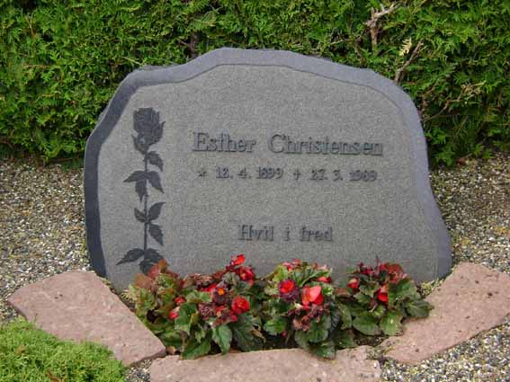 Billede af gravsten på Holstebro Nordre Kirkegård
