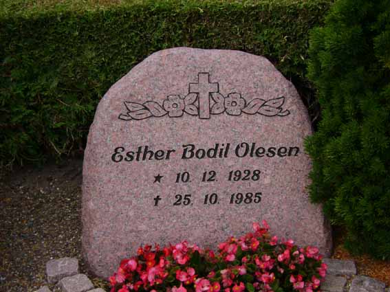 Billede af gravsten på Holstebro Nordre Kirkegård