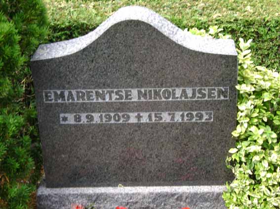 Billede af gravsten på Holstebro Nordre Kirkegård