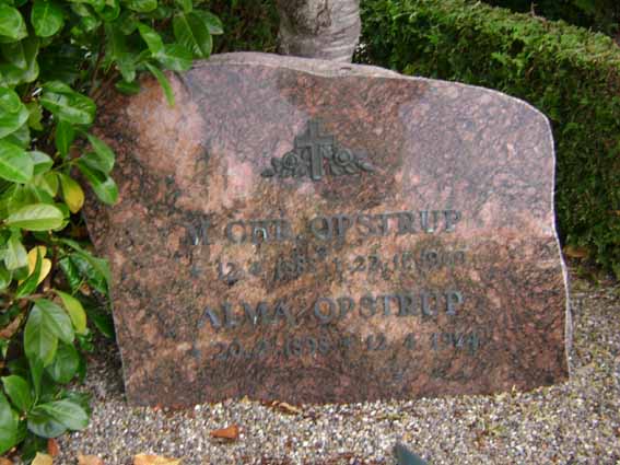 Billede af gravsten på Holstebro Nordre Kirkegård