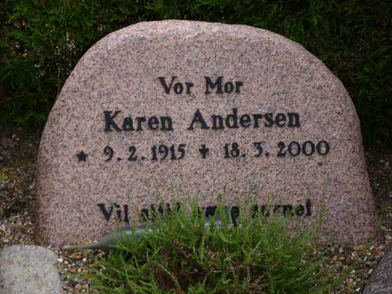 Billede af gravsten på Holstebro Nordre Kirkegård