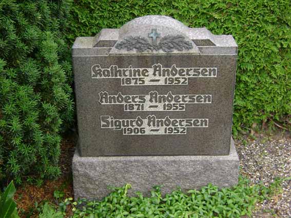 Billede af gravsten på Holstebro Nordre Kirkegård