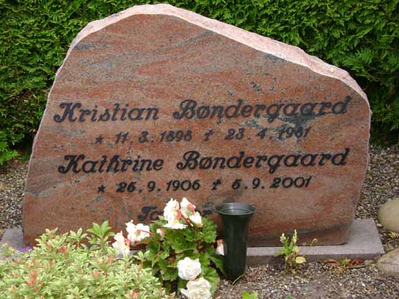 Billede af gravsten på Holstebro Nordre Kirkegård