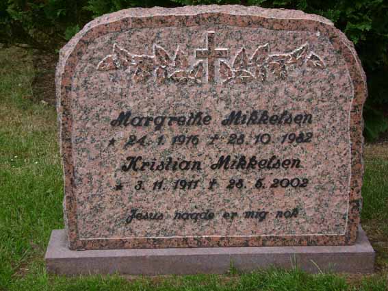 Billede af gravsten på Holstebro Nordre Kirkegård