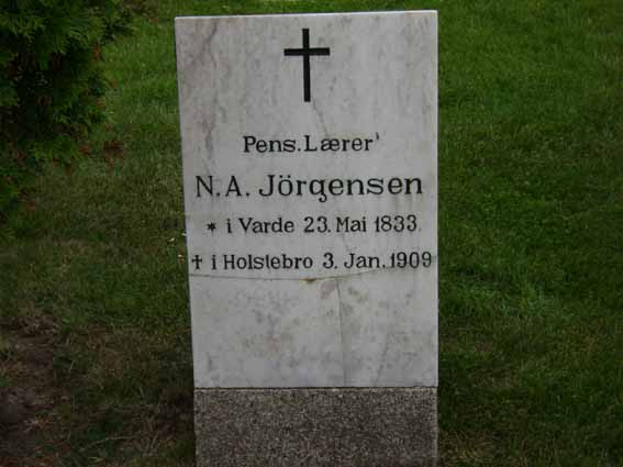 Billede af gravsten på Holstebro Nordre Kirkegård