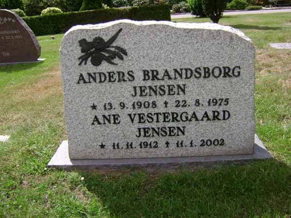 Billede af gravsten på Holstebro Nordre Kirkegård