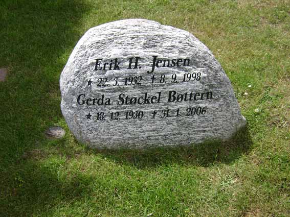 Billede af gravsten på Holstebro Nordre Kirkegård