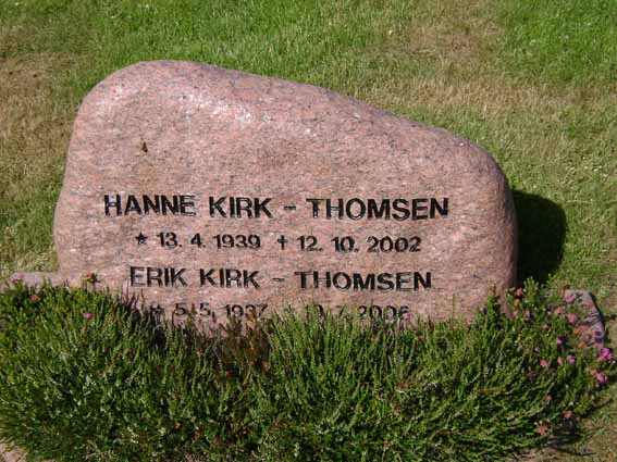Billede af gravsten på Holstebro Nordre Kirkegård