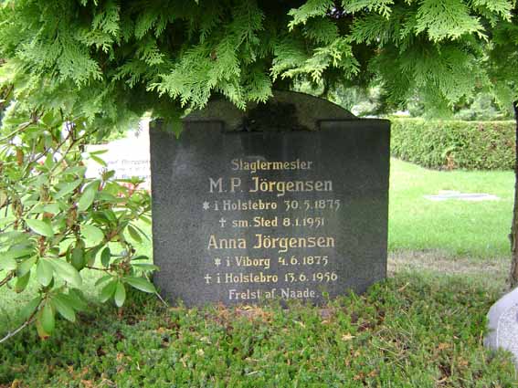 Billede af gravsten på Holstebro Nordre Kirkegård