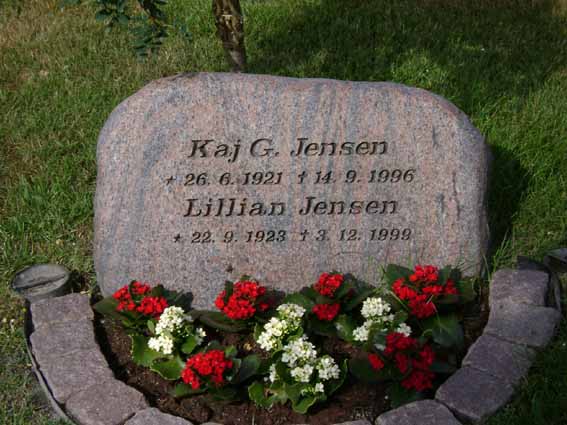 Billede af gravsten på Holstebro Nordre Kirkegård