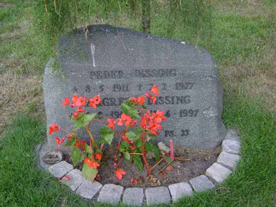 Billede af gravsten på Holstebro Nordre Kirkegård