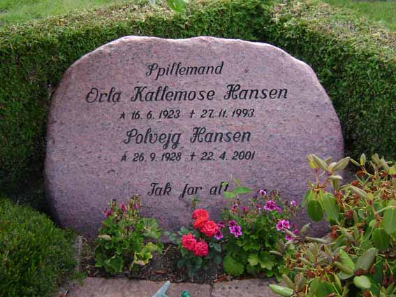 Billede af gravsten på Holstebro Nordre Kirkegård