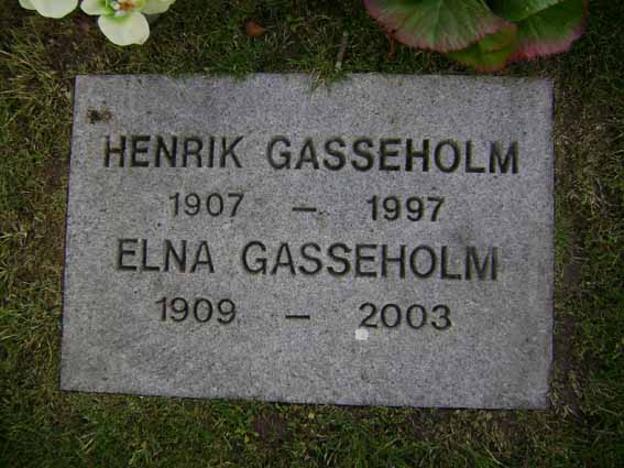 Billede af gravsten på Holstebro Nordre Kirkegård