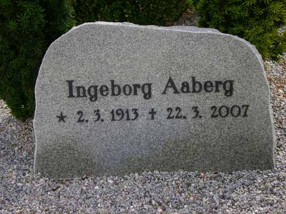 Billede af gravsten på Holstebro Nordre Kirkegård