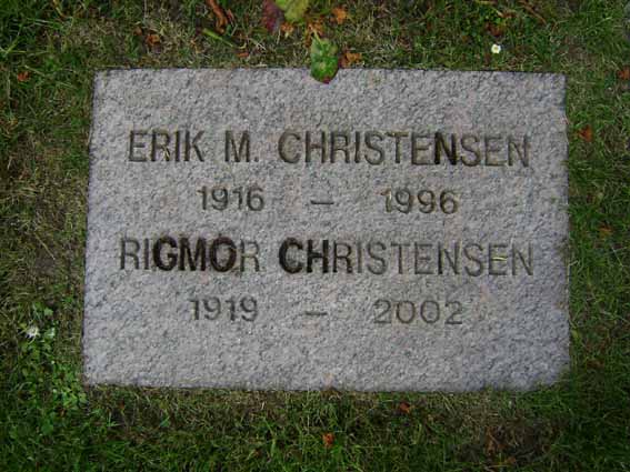 Billede af gravsten på Holstebro Nordre Kirkegård