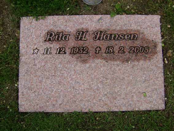 Billede af gravsten på Holstebro Nordre Kirkegård