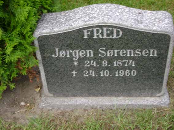 Billede af gravsten på Holstebro Nordre Kirkegård