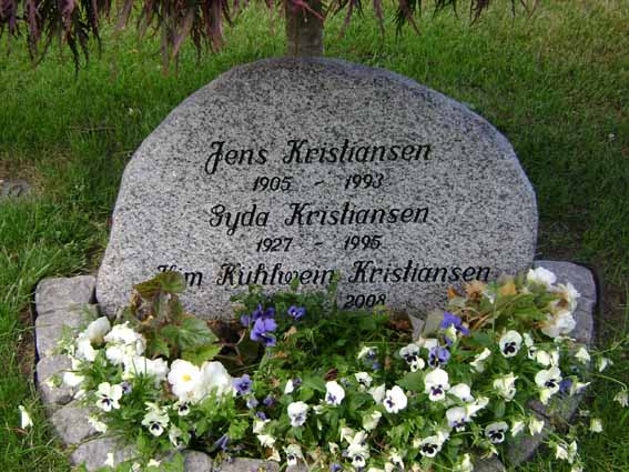 Billede af gravsten på Holstebro Nordre Kirkegård