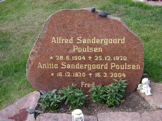 Billede af gravsten på Holstebro Nordre Kirkegård