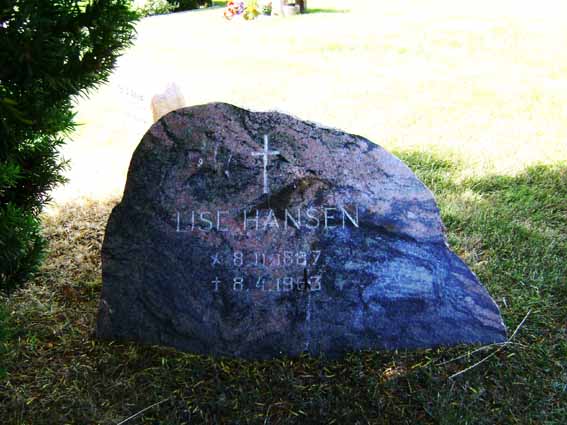 Billede af gravsten på Holstebro Nordre Kirkegård