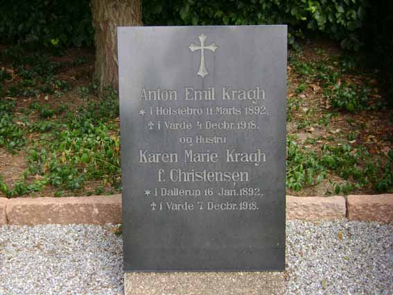 Billede af gravsten på Holstebro Nordre Kirkegård