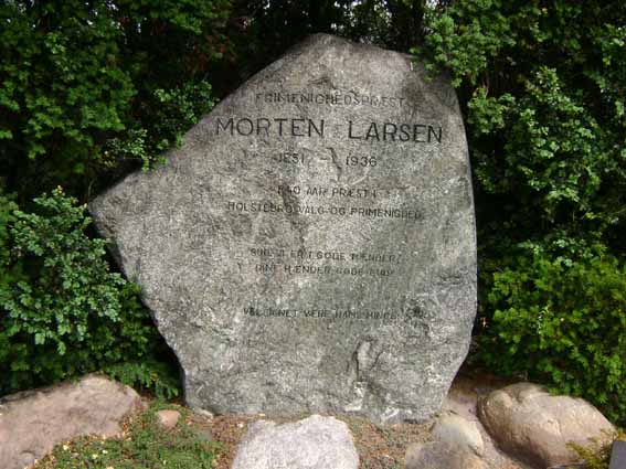 Billede af gravsten på Holstebro Nordre Kirkegård