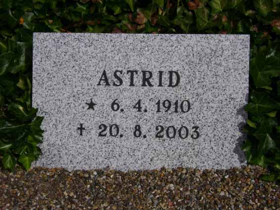 Billede af gravsten på Holstebro Nordre Kirkegård