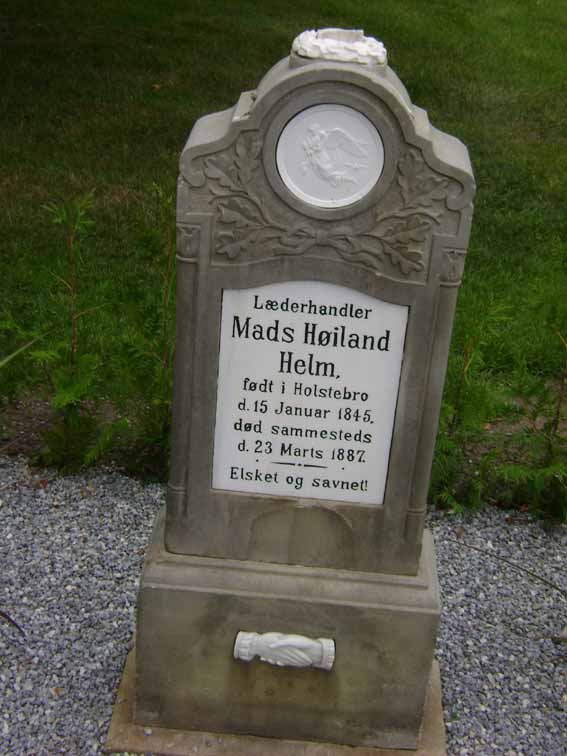 Billede af gravsten på Holstebro Nordre Kirkegård