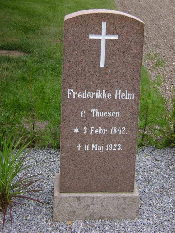Billede af gravsten på Holstebro Nordre Kirkegård