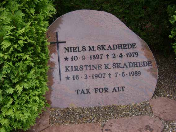 Billede af gravsten på Holstebro Nordre Kirkegård