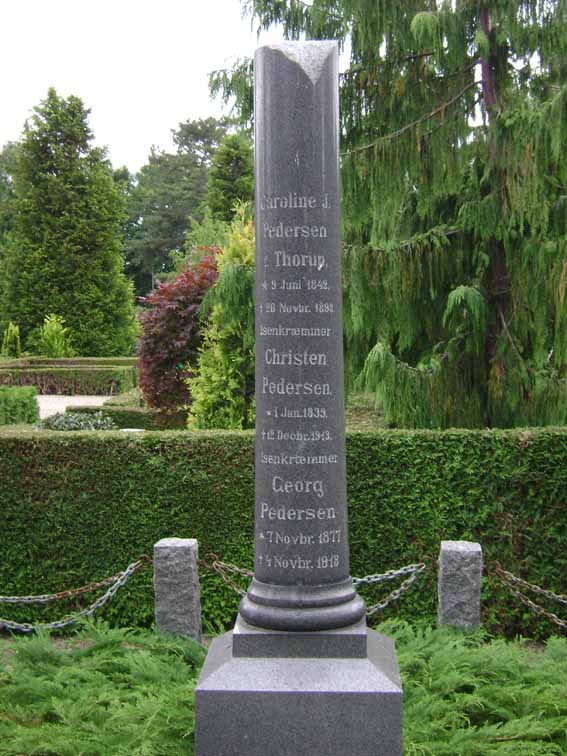 Billede af gravsten på Holstebro Nordre Kirkegård