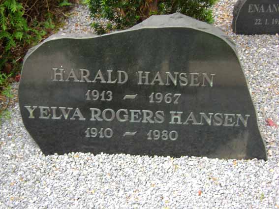 Billede af gravsten på Holstebro Nordre Kirkegård