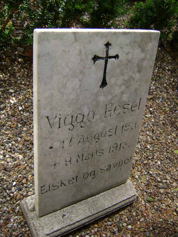 Billede af gravsten på Holstebro Nordre Kirkegård