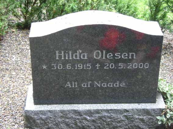 Billede af gravsten på Holstebro Nordre Kirkegård