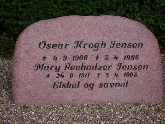 Billede af gravsten på Holstebro Nordre Kirkegård