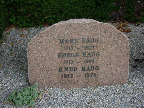 Billede af gravsten på Holstebro Nordre Kirkegård