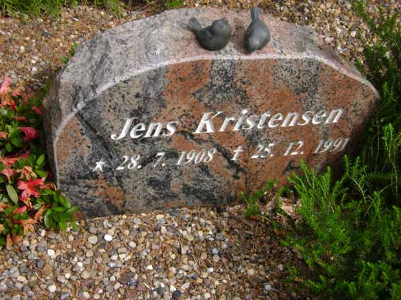 Billede af gravsten på Holstebro Nordre Kirkegård