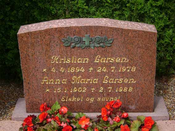 Billede af gravsten på Holstebro Nordre Kirkegård