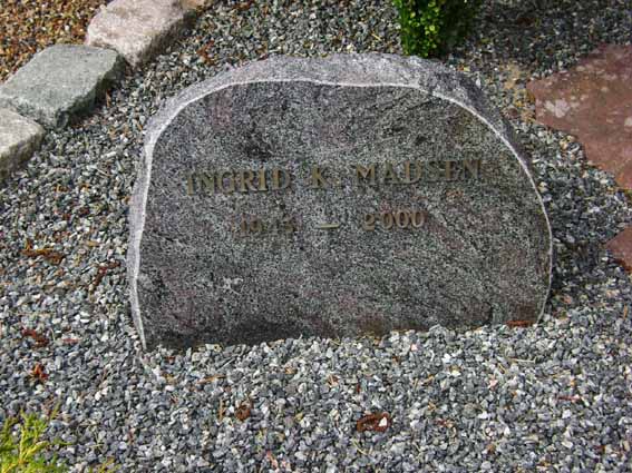 Billede af gravsten på Holstebro Nordre Kirkegård