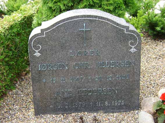 Billede af gravsten på Holstebro Nordre Kirkegård