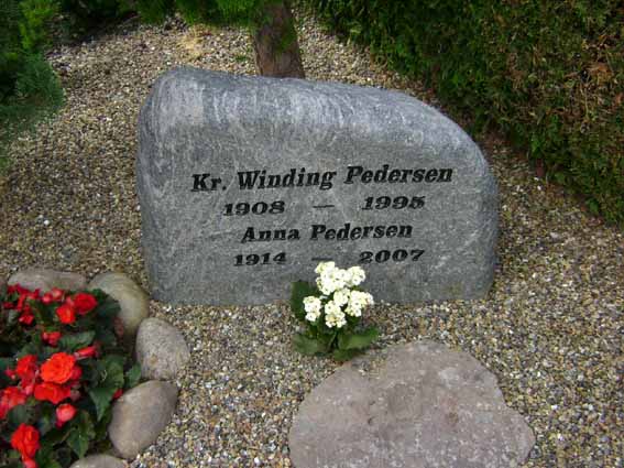 Billede af gravsten på Holstebro Nordre Kirkegård