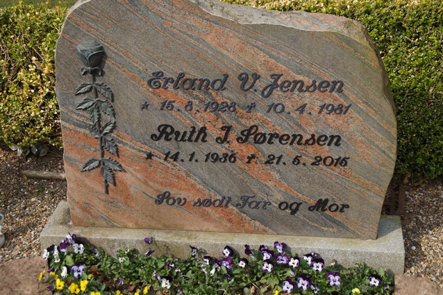 Billede af gravsten på Holstebro Nordre Kirkegård