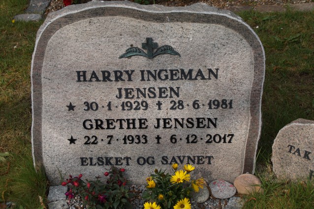 Billede af gravsten på Holstebro Nordre Kirkegård