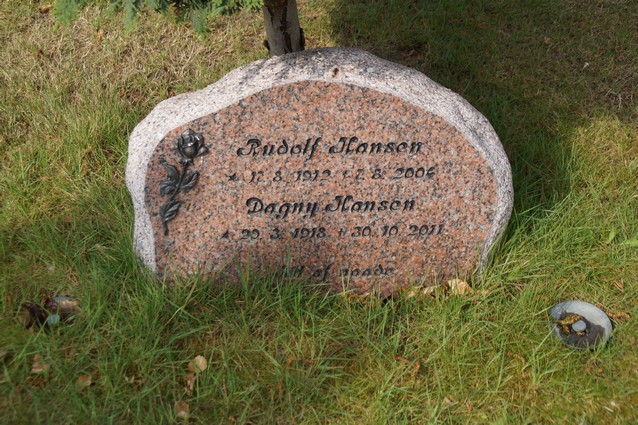 Billede af gravsten på Holstebro Nordre Kirkegård