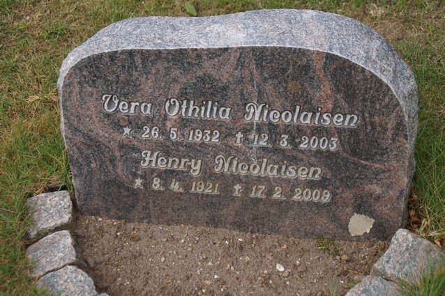 Billede af gravsten på Holstebro Nordre Kirkegård