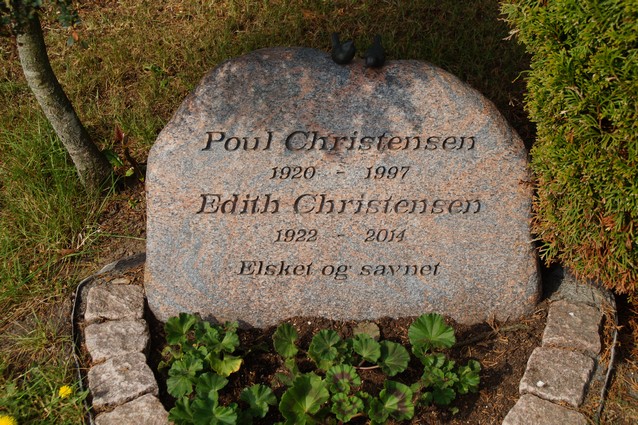 Billede af gravsten på Holstebro Nordre Kirkegård