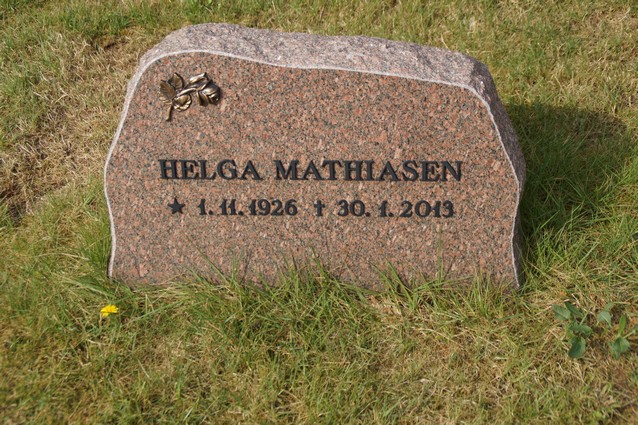 Billede af gravsten på Holstebro Nordre Kirkegård