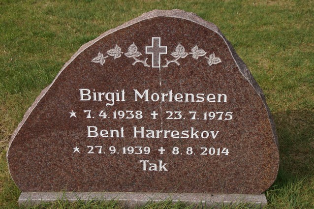 Billede af gravsten på Holstebro Nordre Kirkegård